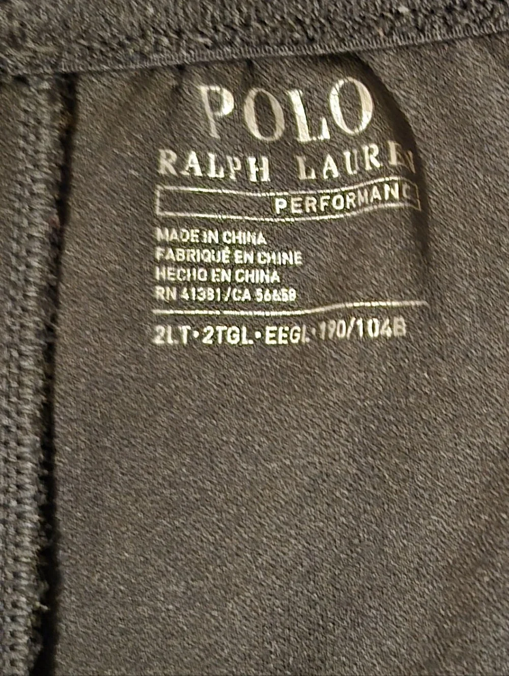 Polo by Ralph Lauren Men’s Black Athletic Shorts Mens Sz 2XLT
